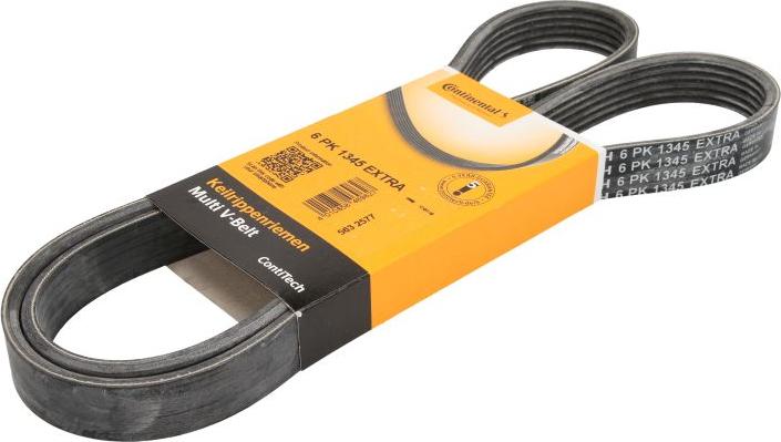 CONTINENTAL 6 PK 1345 EXTRA - Curea transmisie cu caneluri aaoparts.ro
