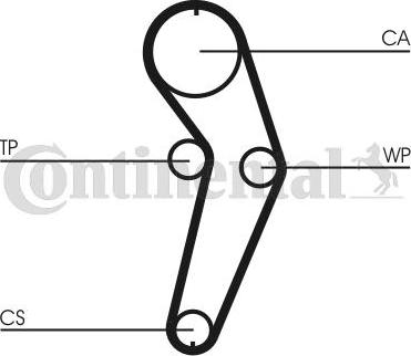 CONTITECH CT 988 - Curea de distributie aaoparts.ro