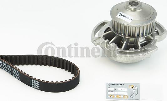 CONTITECH CT629WP1 - Set pompa apa + curea dintata aaoparts.ro