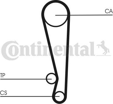 CONTITECH CT 1024 - Curea de distributie aaoparts.ro