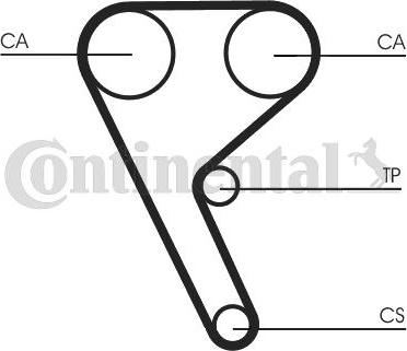 CONTITECH CT 1157 - Curea de distributie aaoparts.ro