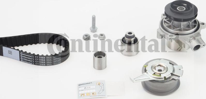 CONTITECH CT 1168 WP6 - Set pompa apa + curea dintata aaoparts.ro