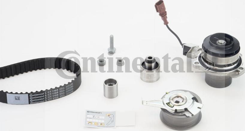 CONTITECH CT 1168 WP3 - Set pompa apa + curea dintata aaoparts.ro