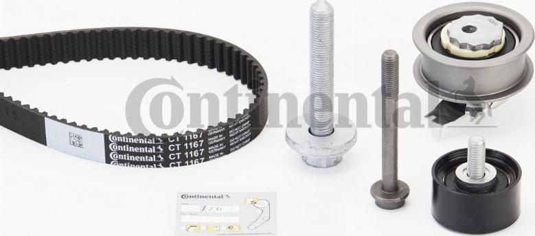 CONTITECH CT1167K4 - Set curea de distributie aaoparts.ro