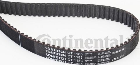 CONTITECH CT 1183 - Curea de distributie aaoparts.ro