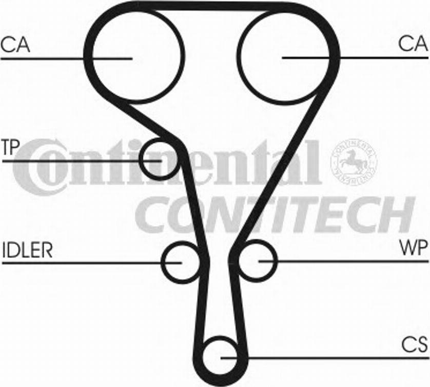 CONTITECH CT1130WP1 -  aaoparts.ro