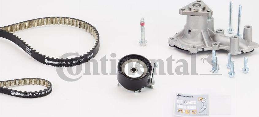 CONTITECH CT1211WP2PRO - Set pompa apa + curea dintata aaoparts.ro