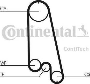 CONTINENTAL CT874WP4 - Set curea de distributie aaoparts.ro