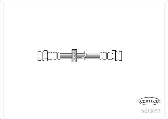 Corteco 19018657 - Furtun frana aaoparts.ro