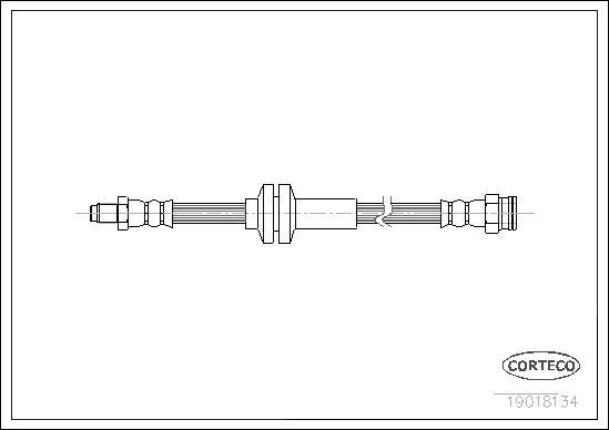 Corteco 19018134 - Furtun frana aaoparts.ro