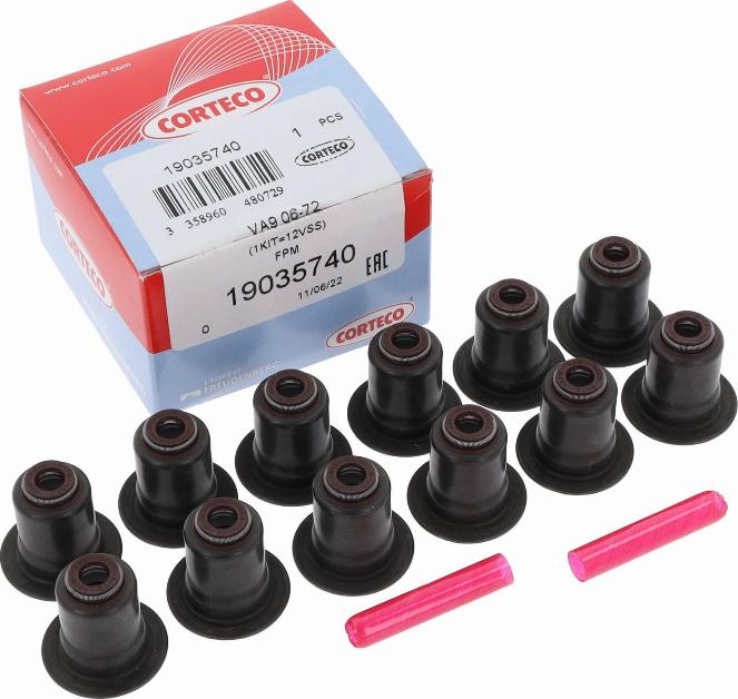 Corteco 19035740 - Set garnituri, ax supape aaoparts.ro