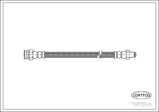 Corteco 19032930 - Furtun frana aaoparts.ro