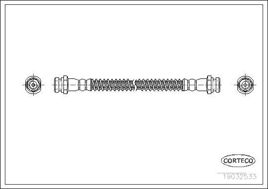 Corteco 19032533 - Furtun frana aaoparts.ro