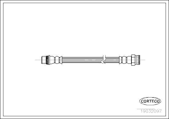 Corteco 19032097 - Furtun frana aaoparts.ro