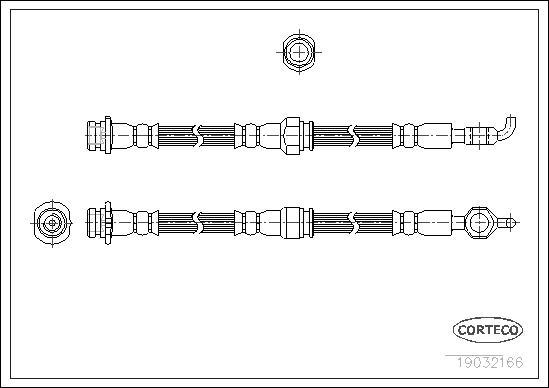 Corteco 19032166 - Furtun frana aaoparts.ro
