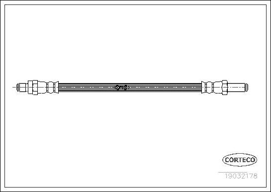Corteco 19032178 - Furtun frana aaoparts.ro