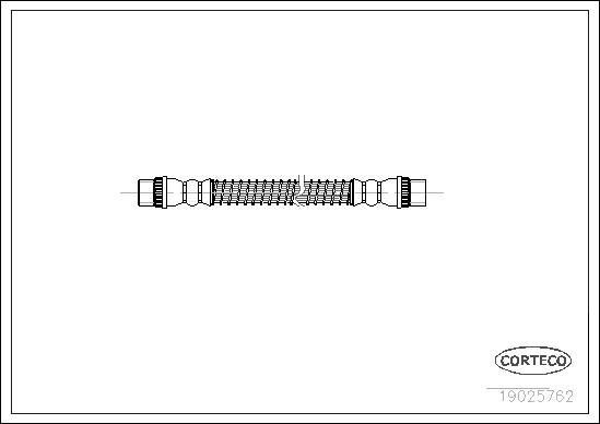 Corteco 19025762 - Furtun frana aaoparts.ro