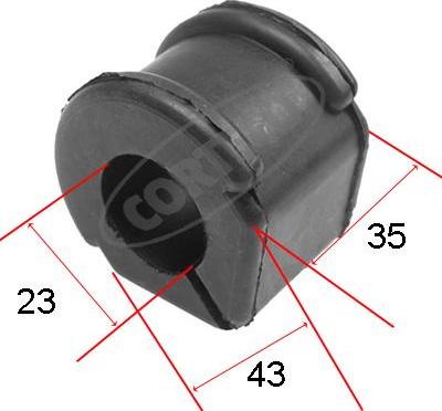 Corteco 80000133 - Cuzinet, stabilizator aaoparts.ro