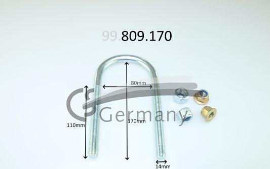 CS Germany 99.809.170 - Brida arc aaoparts.ro