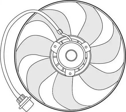 CTR 1209648 - Ventilator, radiator aaoparts.ro