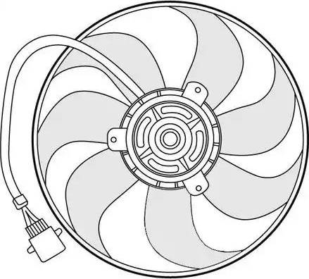 CTR 1209653 - Ventilator, radiator aaoparts.ro