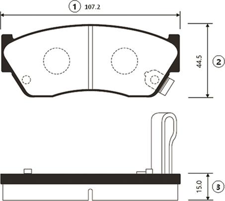CTR GK0945 - Set placute frana,frana disc aaoparts.ro