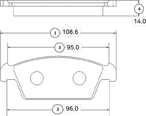 CTR GK0429 - Set placute frana,frana disc aaoparts.ro