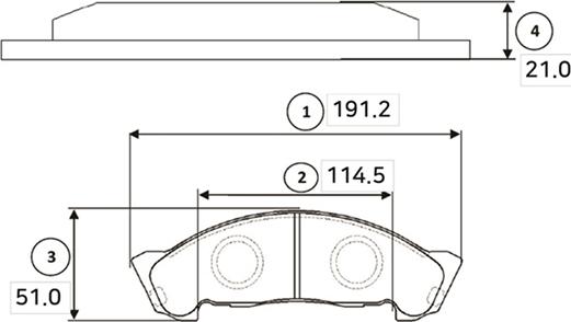 CTR GK0424 - Set placute frana,frana disc aaoparts.ro