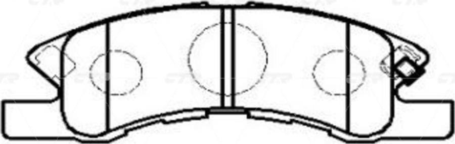 CTR GK0627 - Set placute frana,frana disc aaoparts.ro