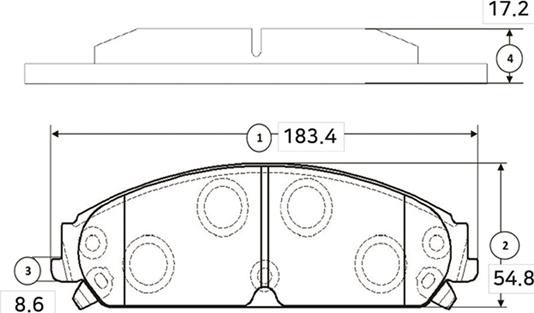 CTR GK0096 - Set placute frana,frana disc aaoparts.ro