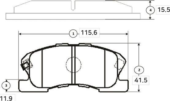 CTR GK0137 - Set placute frana,frana disc aaoparts.ro