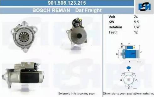 PSH 901.506.123.215 - Starter aaoparts.ro