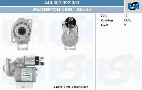 PSH 440.001.092.351 - Starter aaoparts.ro