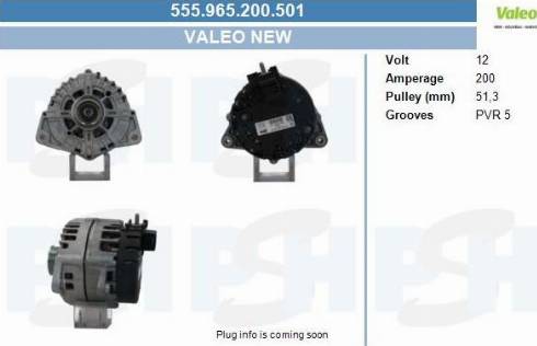 PSH 555.965.200.501 - Generator / Alternator aaoparts.ro