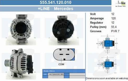 PSH 555.541.120.010 - Generator / Alternator aaoparts.ro