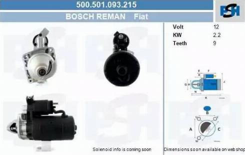 PSH 500.501.093.215 - Starter aaoparts.ro