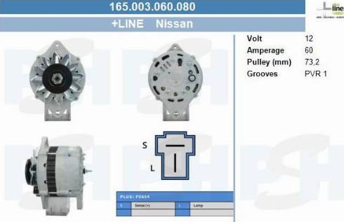 PSH 165.003.060.080 - Generator / Alternator aaoparts.ro