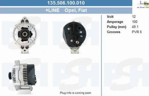 PSH 135.506.100.010 - Generator / Alternator aaoparts.ro