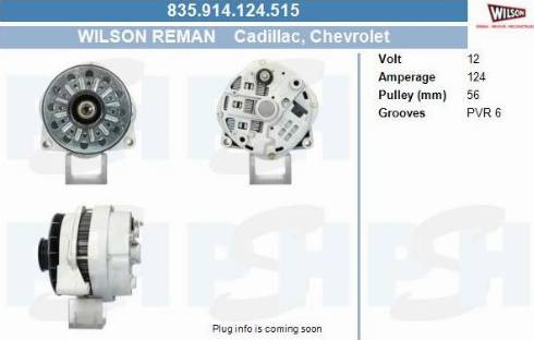 PSH 835.914.124.515 - Generator / Alternator aaoparts.ro