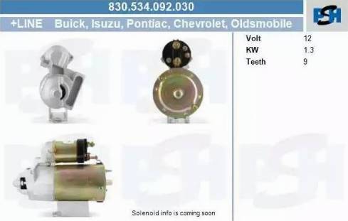 PSH 830.534.092.030 - Starter aaoparts.ro