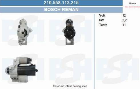 PSH 210.558.113.215 - Starter aaoparts.ro