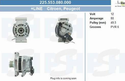 PSH 225.553.080.000 - Generator / Alternator aaoparts.ro