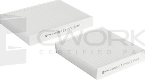 Cworks B140R0007 - Filtru, aer habitaclu aaoparts.ro