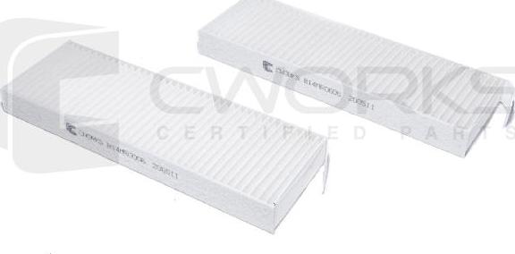 Cworks B14MR0006 - Filtru, aer habitaclu aaoparts.ro