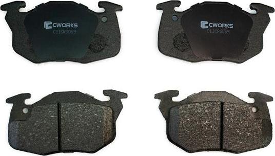 Cworks C11CR0069 - Set placute frana,frana disc aaoparts.ro
