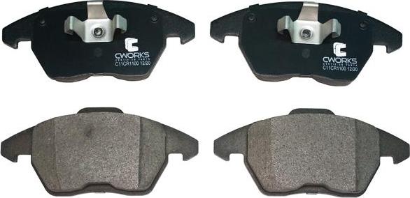 Cworks C11CR1100 - Set placute frana,frana disc aaoparts.ro