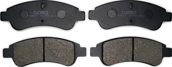 Cworks C11NR0017 - Set placute frana,frana disc aaoparts.ro