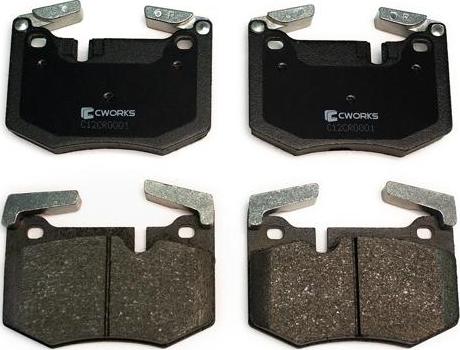 Cworks C12CR0001 - Set placute frana,frana disc aaoparts.ro