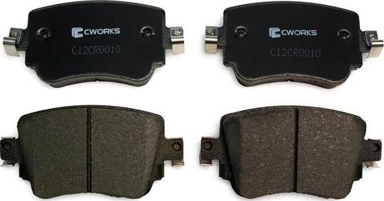 Cworks C12CR0010 - Set placute frana,frana disc aaoparts.ro