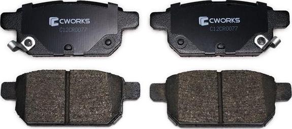 Cworks C12CR0077 - Set placute frana,frana disc aaoparts.ro